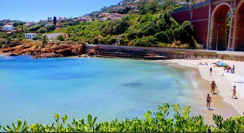 La Belle Vue-Charming Duplex Apartment With Sea View, 50 Meters From Beach And Private Parking Saint-Raphaël エクステリア 写真