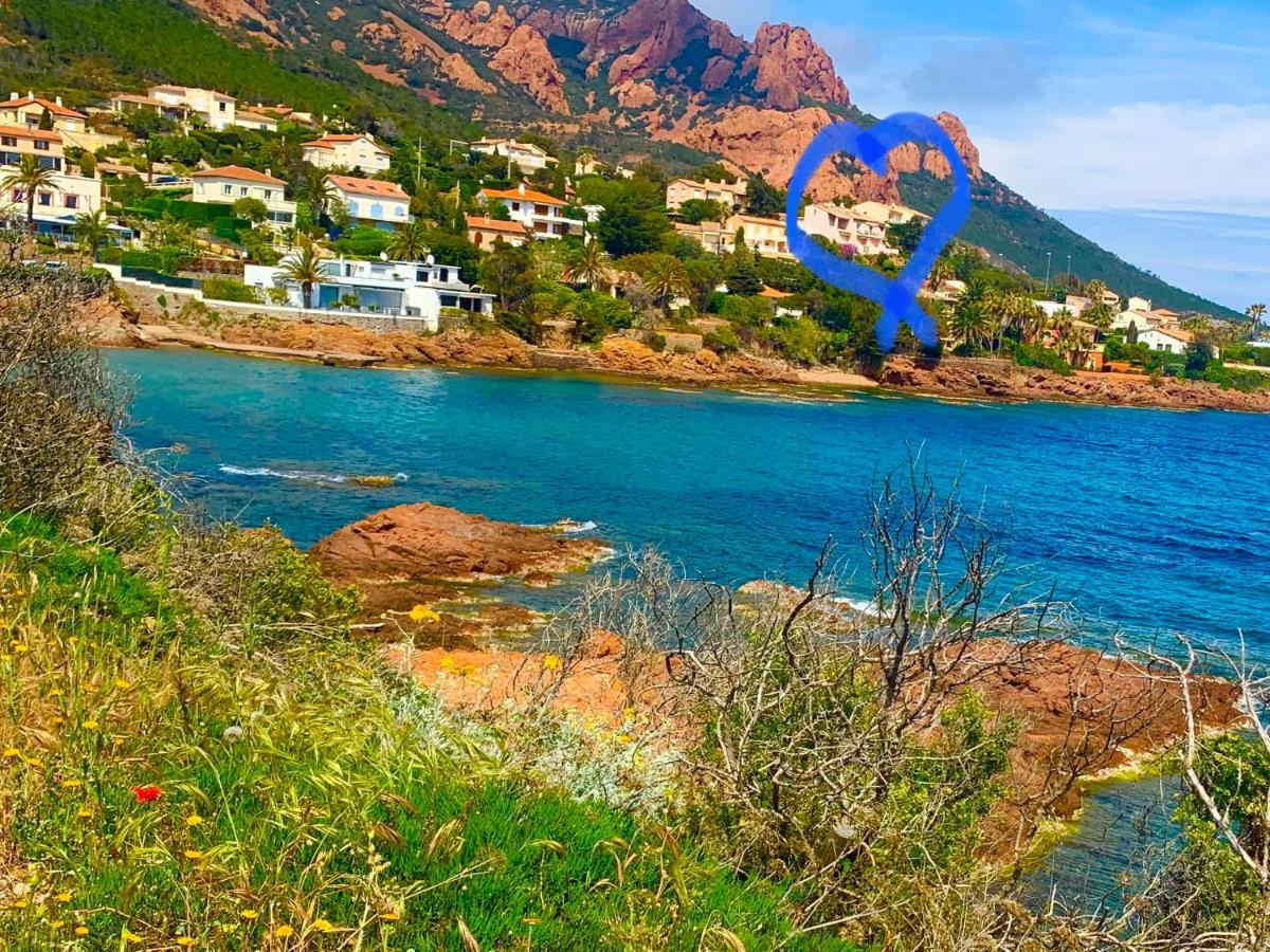 La Belle Vue-Charming Duplex Apartment With Sea View, 50 Meters From Beach And Private Parking Saint-Raphaël エクステリア 写真
